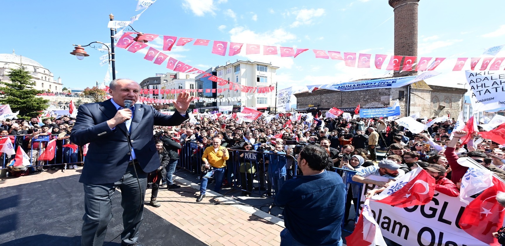 Memleket Partisi Genel Başkanımız ve Cumhurbaşkanı Adayımız Muharrem İNCE, Bolu’dan halk kahramanı Köroğlu gibi seslendi: “Türkiye’yi bunlara diz çöktürmeyeceğim, söz!”